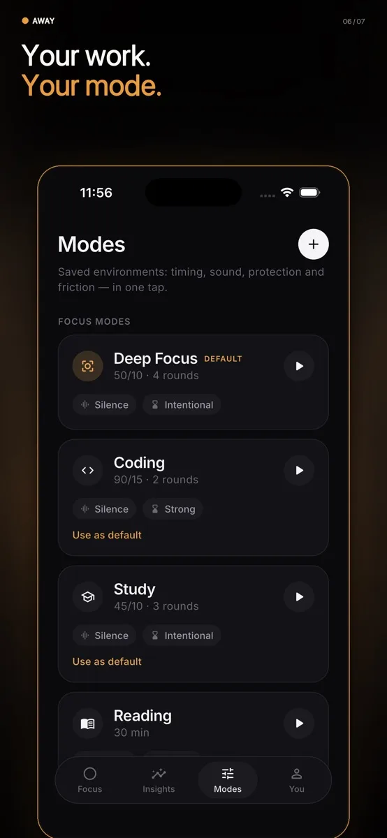 Away — Focus & App Blocker screenshot 2 of 6