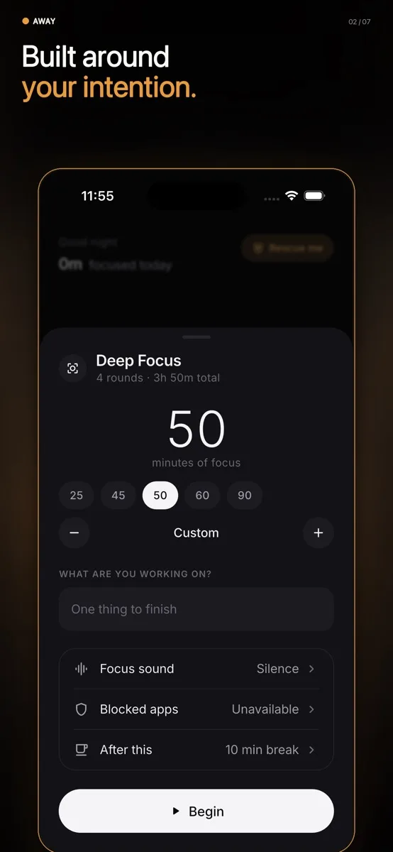 Away — Focus & App Blocker screenshot 6 of 6