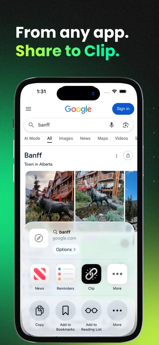 Clip — Save Links & Bookmarks screenshot 2 of 5