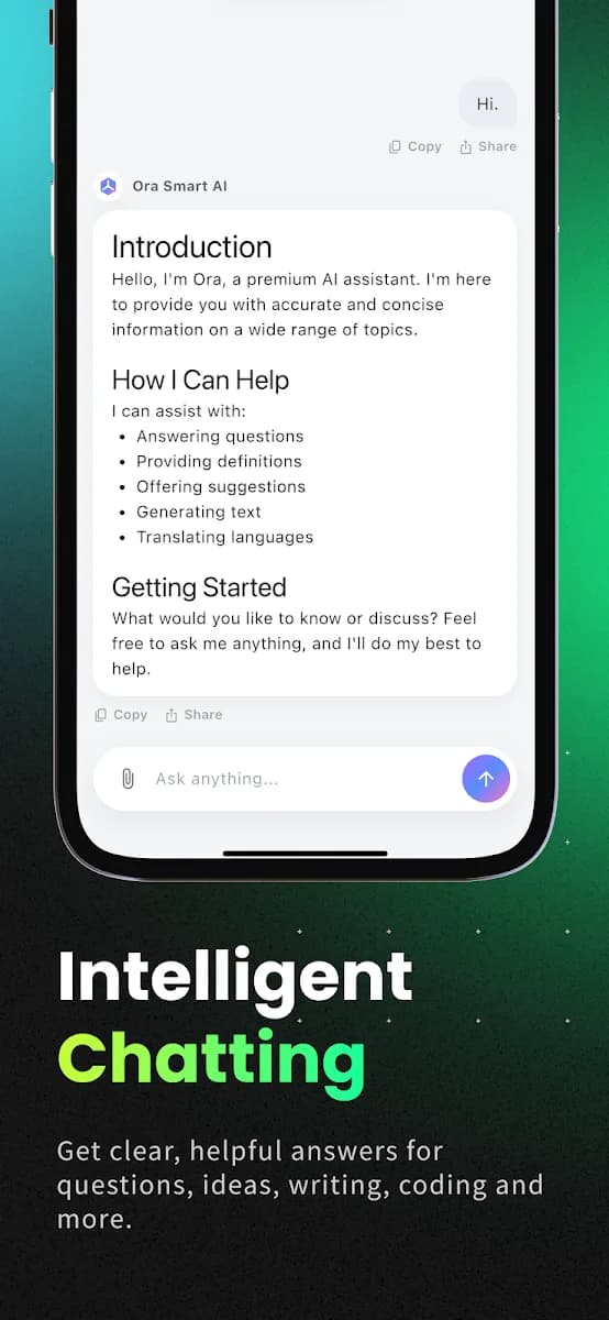 ORA — AI Assistant & Creator screenshot 3 of 5