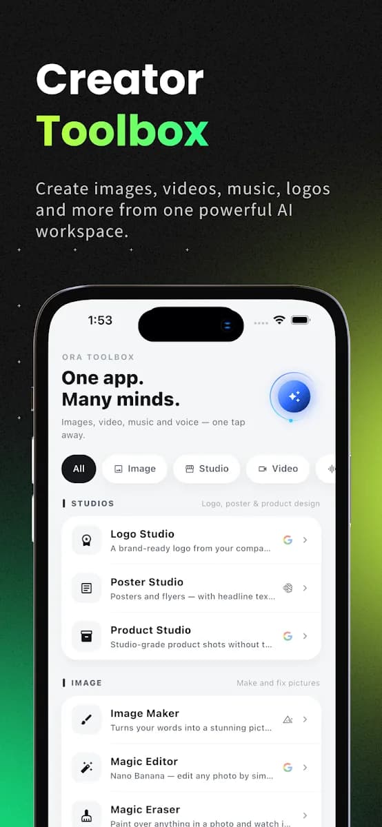 ORA — AI Assistant & Creator screenshot 4 of 5