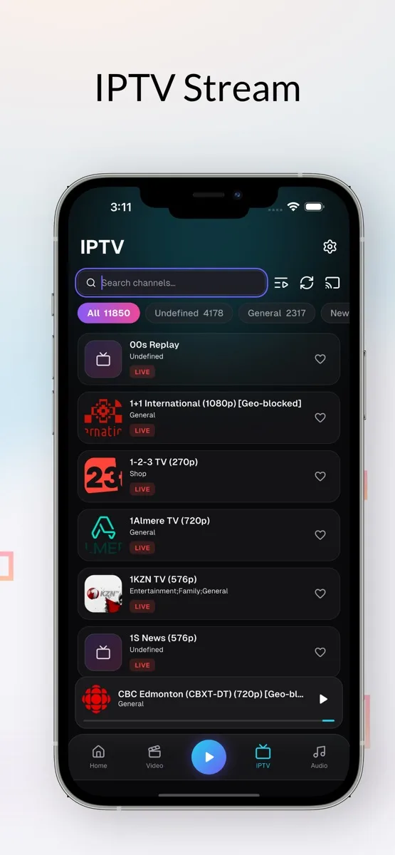 Ove — IPTV Player screenshot 3 of 5